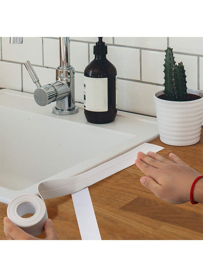 Self-Adhesive Waterproof Sealing Tape, Wall Sealing Tape Caulk Sealer, Moisture Proof High Adhesion, Toilet Gap Wall Corner Line Sticker 3.2M * 3.8CM - Image 4