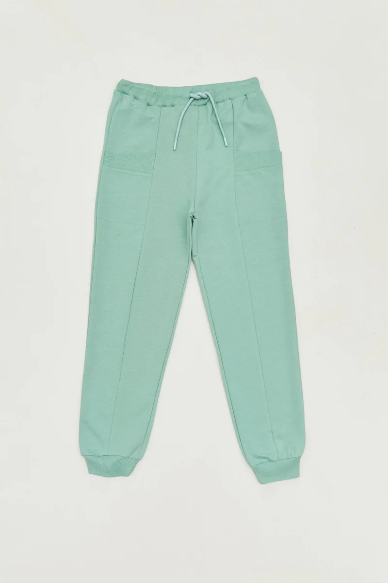 FullaModa FullaModa Elastic Waist Jogger Girl's Sweatpants