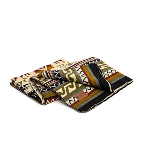 QISU Wool Blanket Throw | Large, Beautiful, Warm, Handmade in Ecuador by Local Artisans |94″ x 78″|Ultra-Soft, Hypoallergenic & Breathable | Non-Itchy or Scratchy Fabric(Blue Footed Bobby) - Image 5