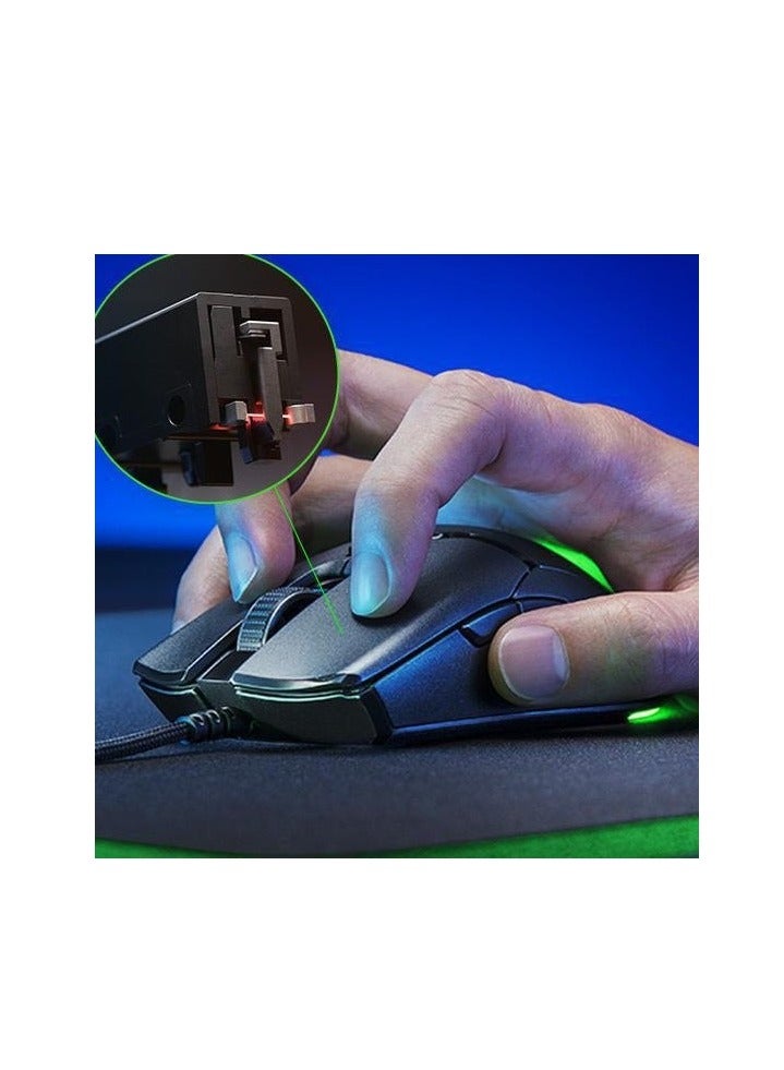 Mini 8K,Optical Mouse 8500DPI,RGB Lighting Ergonomic Design  - Image 3