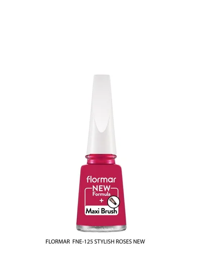 flormar Flormar Classic Nail Enamel With New Improved Formula And Thicker Brush - 125 Stylish Roses