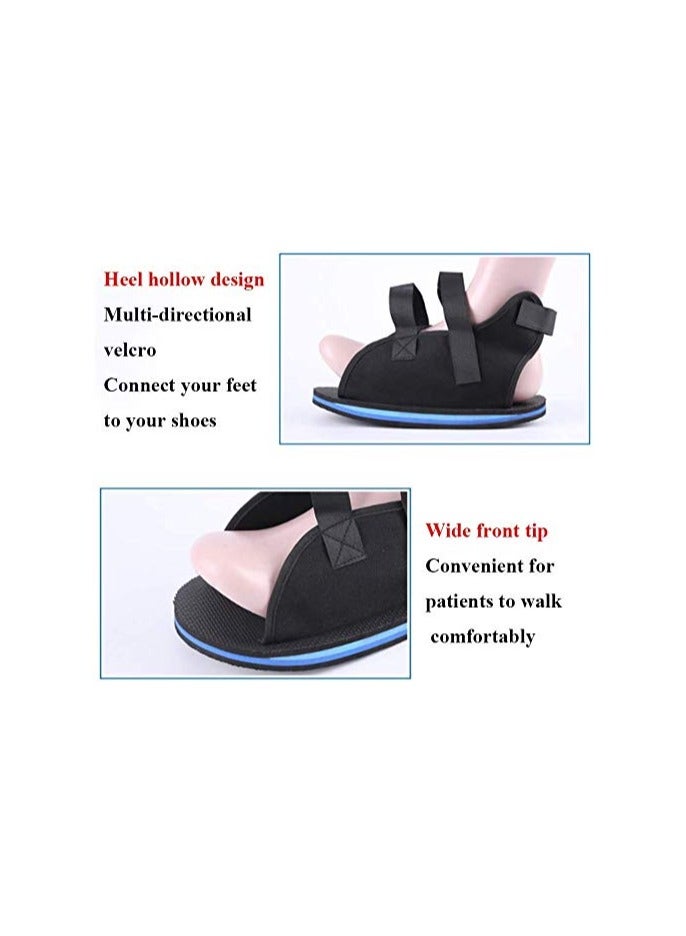 Cast Shoe Foot Fracture Support Open Toe Plaster Cast Boot Post Op Shoe Toe Valgus Surgical Fixed Gypsum Shoe Walking Boot for Foot Injuries Stable Ankle Joints Postoperative Recovery Pain Relief - Image 2