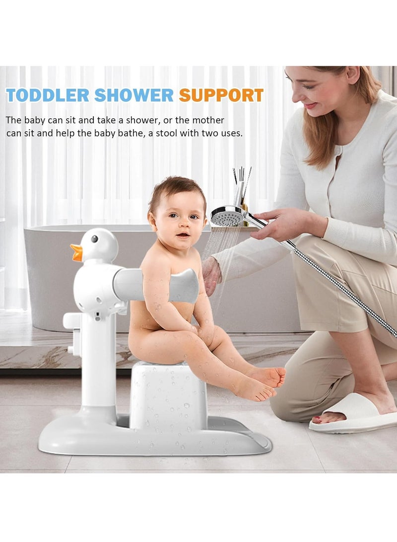 Baby Shower Stand, With Shower Stand, Adjustable Baby Shower Stand, Upright And Non Slip Support, Anti Tipping, Easy To Clean, Perfect Gift For Babies Aged 6-36 Months - Image 3