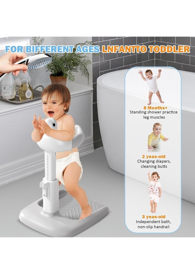 Baby Shower Stand, With Shower Stand, Adjustable Baby Shower Stand, Upright And Non Slip Support, Anti Tipping, Easy To Clean, Perfect Gift For Babies Aged 6-36 Months - Image 4
