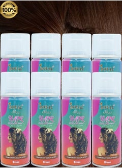 ROVAL 8 Pieces Roval Temporary Hair Color Spray Brown  - Image 1