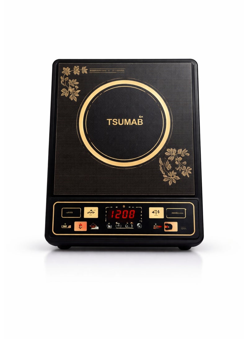 تسوماب موقد تحريض كهربائي ذكي من TSUMAB – تحكم رقمي باللمس، تسخين سريع، متوافق مع أواني متعددة، موفر للطاقة - Image 1