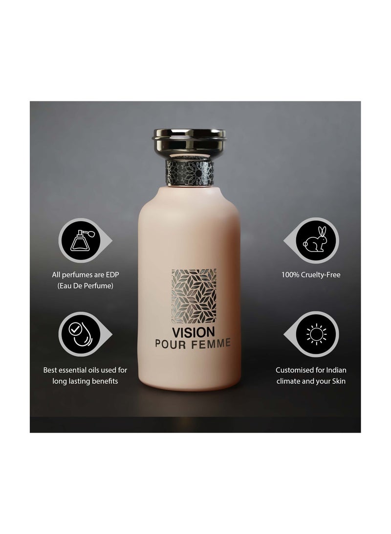 Nusuk VISION POUR FEMME EAU DE PARFUM FOR FEMALE 100 ML - Image 3