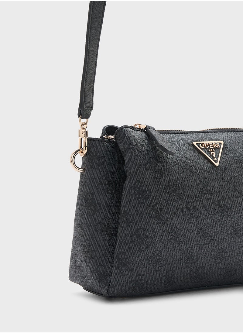 GUESS نويلا حقيبة كتف ثلاثية الأقسام  - Image 3