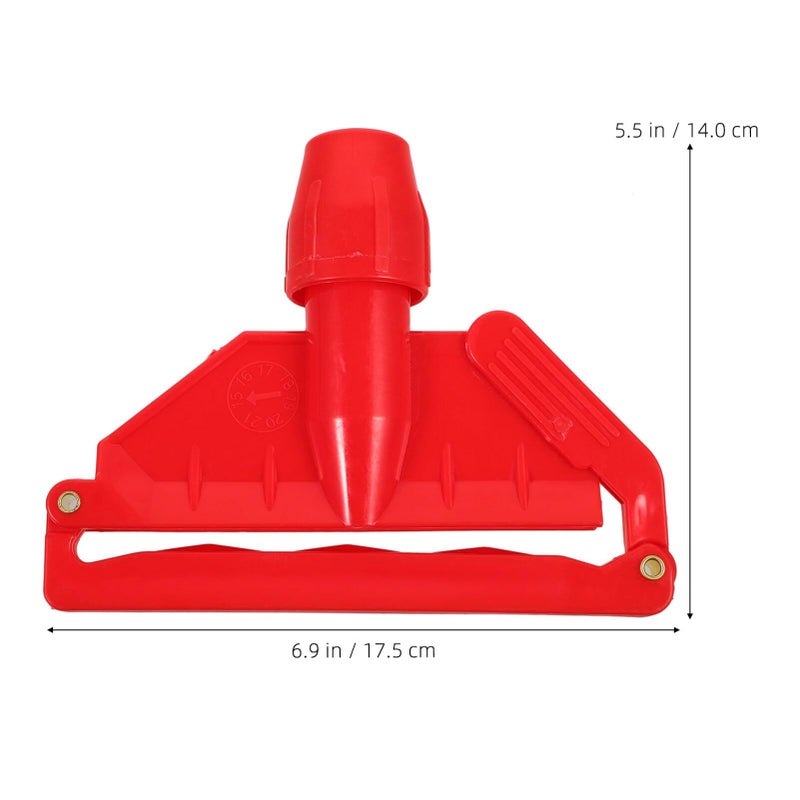 Ipetboom Detachable Mop Head Clamp Holder Replacement Red Part for Accessories - Image 3