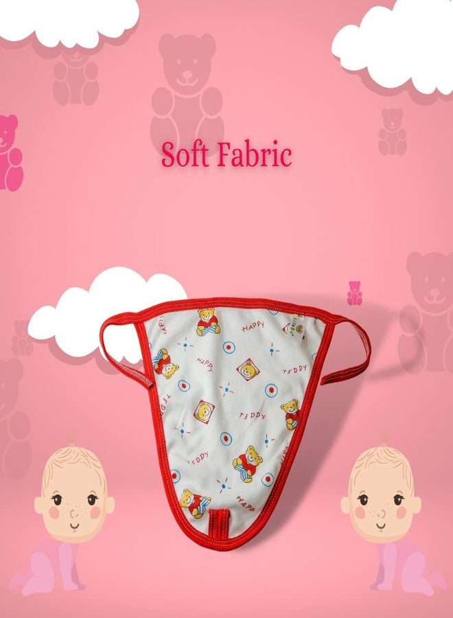 PEARSILK حفاضات قماشية قطنية للأطفال حديثي الولادة من بيرسيلك | لانجوت | حفاضات على شكل حرف U قابلة للغسل وإعادة الاستخدام | ناعمة، لطيفة على البشرة وصديقة للبيئة (عبوة من قطعتين) - Image 2