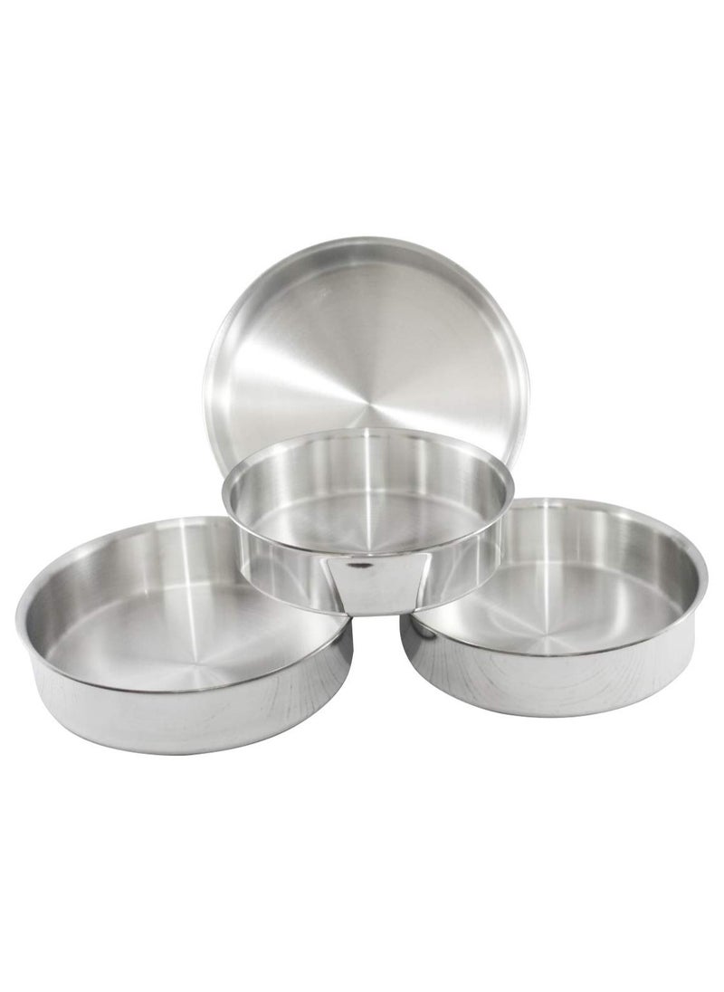 Obour October Round aluminum oven tray set, 5 pieces, October Classic Obour Silver 1595260 