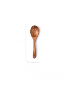 Teak Solid Wood Spatula Non-stick Frying Spatula Cooking Kitchenware 7-piece Wooden Spatula Soup Spoon Colander Full Set Tableware