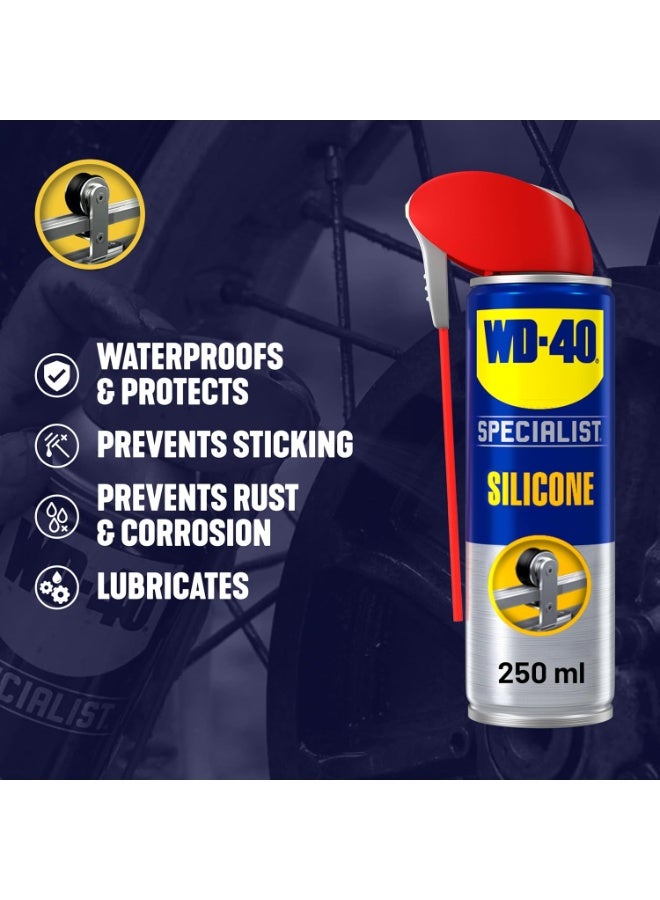 WD-40 WD40 High Performance Silicone Lubricant 250ml - Image 2
