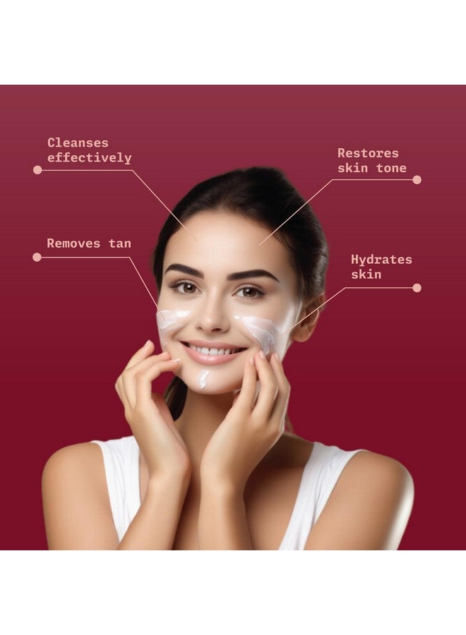 ningen Sunflower De-Tan Cleansing Milk I Enriched With Gotokula, Neem I Dermatologically Tested, Paraben Free I Use It For Tan, Dirt, Grime And Make-Up Removal I 200G - Image 3