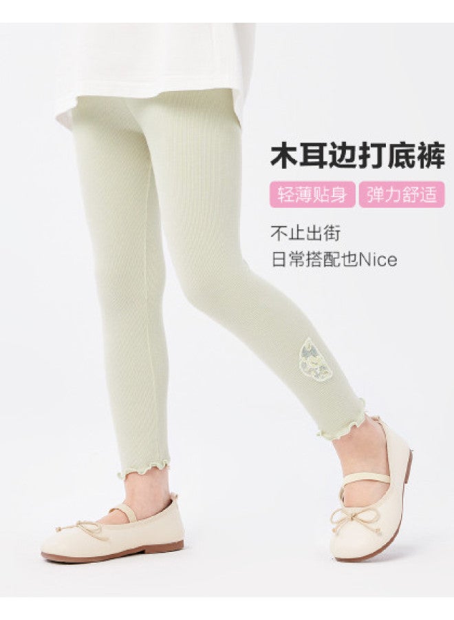 Zuoxi girls' Pants - Summer Breathable Leggings For Big Kids, Trendy Long Pants For Little Girls - Image 1