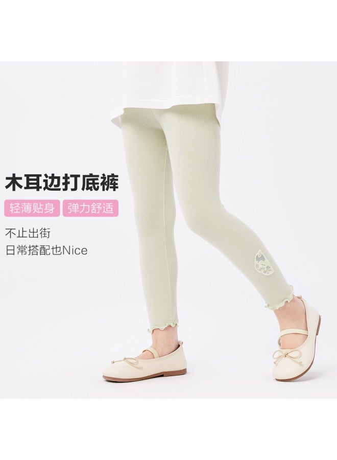 Zuoxi girls' Pants - Summer Breathable Leggings For Big Kids, Trendy Long Pants For Little Girls - Image 2