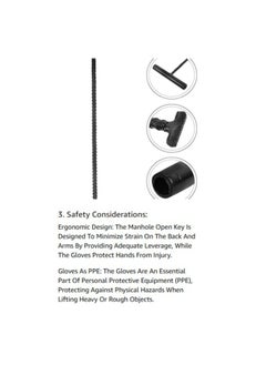 UHcom Manhole Open Key 50cm  - Image 5
