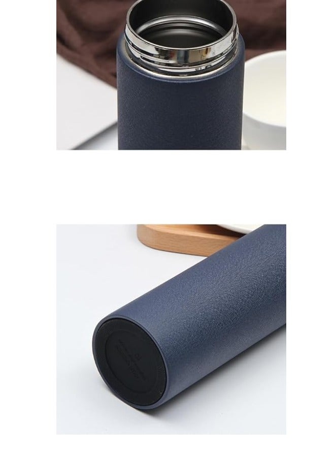 تويسو زجاجة مياه رياضية من الفولاذ المقاوم للصدأ من Twisoo - جدار مزدوج معزول ومانعة للتسرب (أزرق) - Image 3