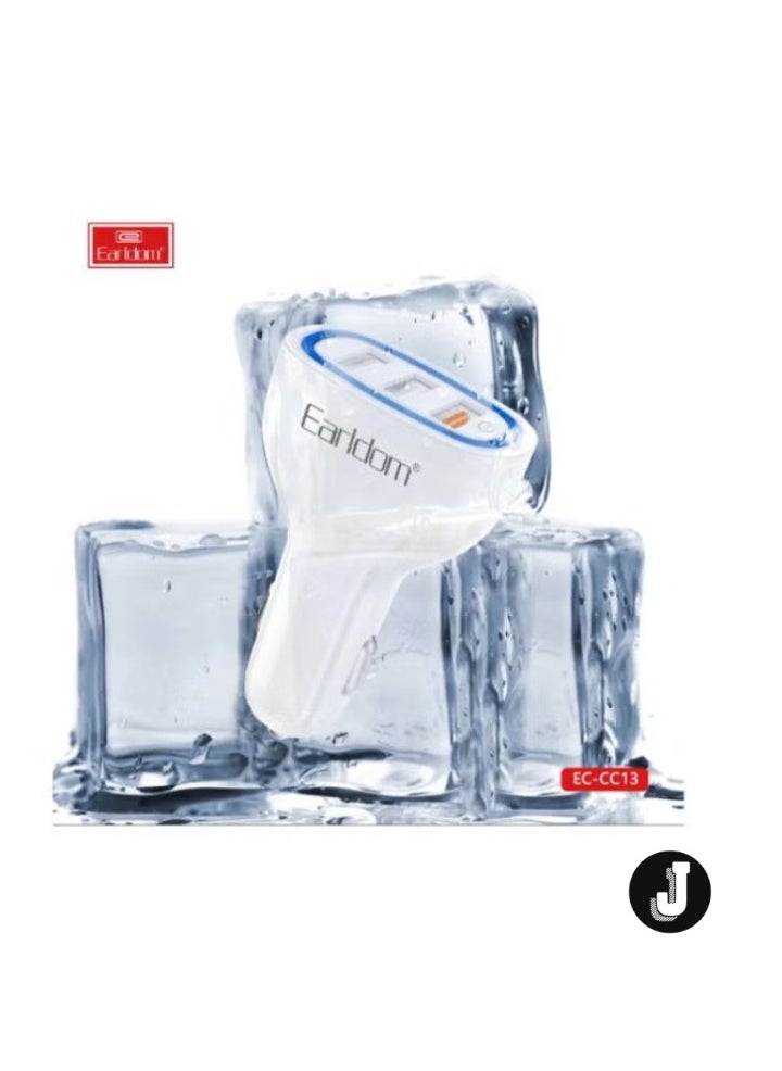 JAJEEK 3-Port Car Charger – High-Speed Charging with Advanced Safety Features for Multiple Devices - Image 2