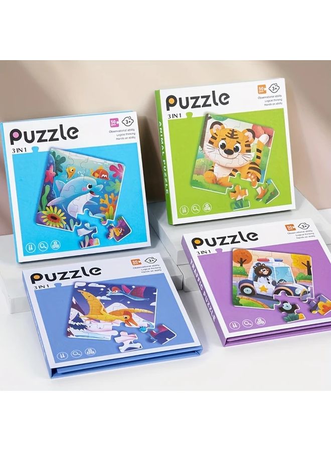 Dinosaur Magnetic Puzzle Game For Kids Enhance Observation Logical Thinking And Patience - Image 4