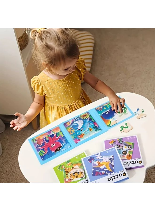 Dinosaur Magnetic Puzzle Game For Kids Enhance Observation Logical Thinking And Patience - Image 5