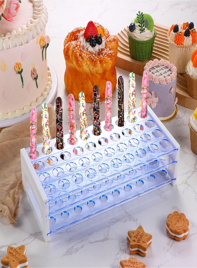 Funnymoom Pretzel Rod Holder and 100 Pcs Clear Pretzel Rod Bags Plastic Pretzel Sticks Holder Pretzel Rod Stand Holders up to 40 Pretzel Rods for Christmas Wedding Birthday Treat Parties - Image 4