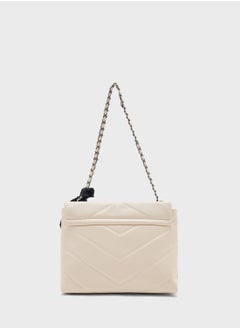 ELLA Quilted Crossbody Bag With Bow Detail  - Image 2