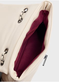 ELLA Quilted Crossbody Bag With Bow Detail  - Image 5