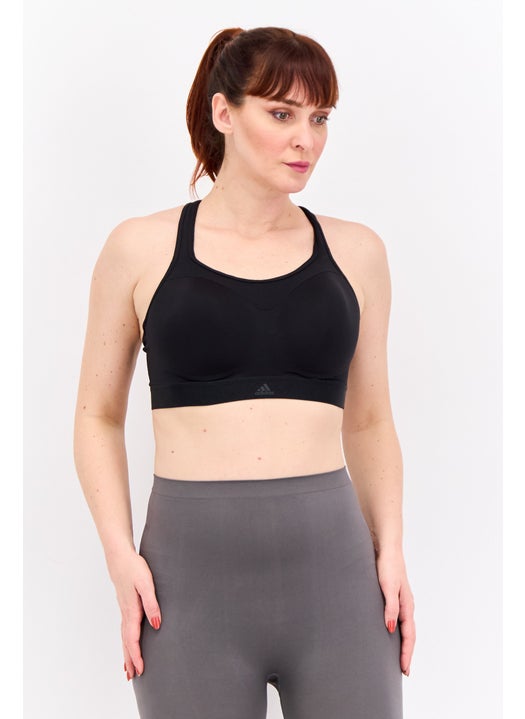 Women Padded Sports Bra, Black