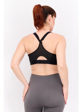 Adidas Women Padded Sports Bra, Black  - Image 2