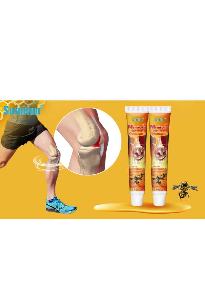 Sumifun 2pcs Joint and bone therapy cream, soothing joint cream, repairing damaged tendons, relieving tension and pain, correcting deformities in the back, neck, hands, and feet - Image 2