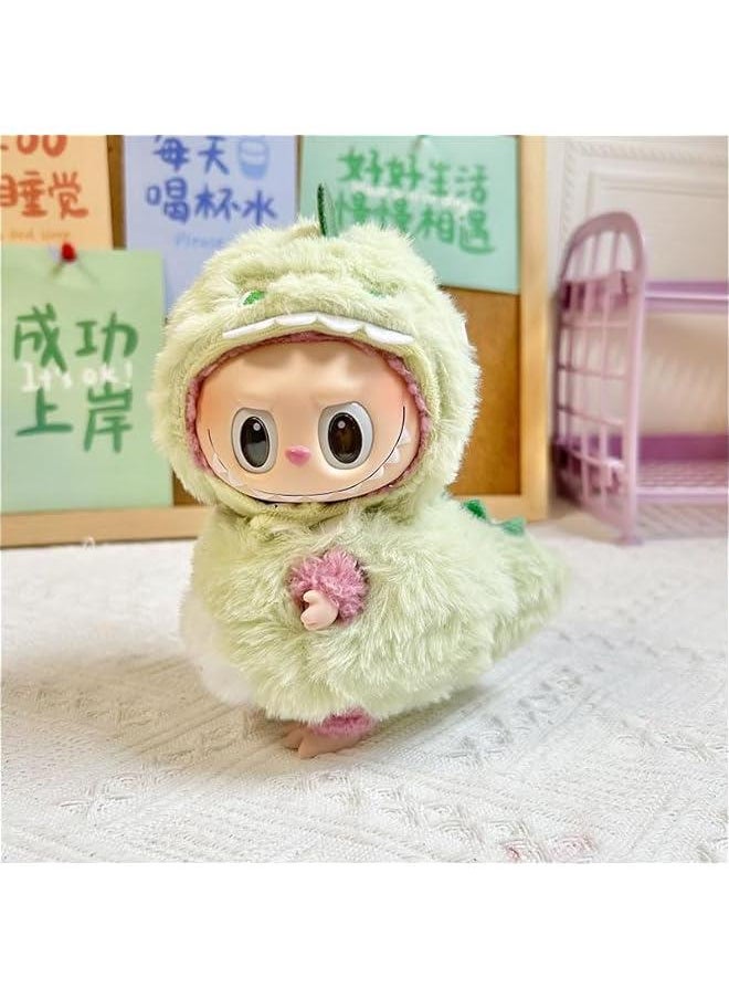 Arabest Labubu Doll's Green Outfit and Accessories for 17cm Dolls  - Image 1