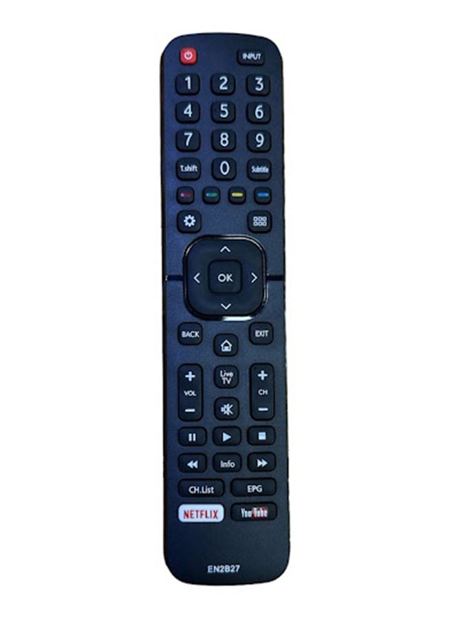Replacement Remote Control For Hisense Smart Tvs  EN2BB27 black