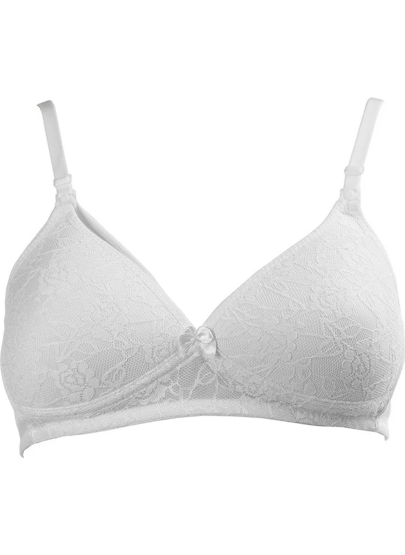 Sema Baby Lace Nursing Bra White Size 80