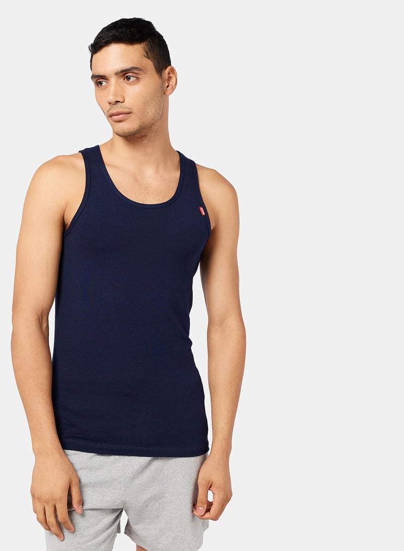 COTTONIL Basic Ribbed Cotton Undershirt  - Image 1