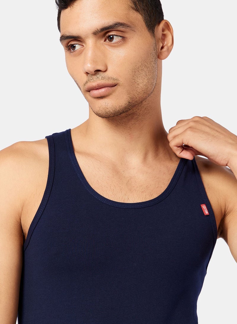 COTTONIL Basic Ribbed Cotton Undershirt  - Image 3