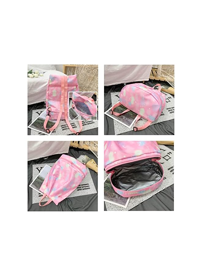 PROMASS Gym Bag Women, Swimming Beach Bag For Girls, Sports Backpack Wet And Dry Storage, Yoga Dance Camping Hiking Travel Swim Bags (Blue) - Image 4