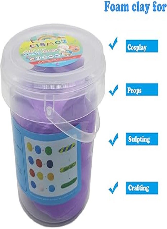 DIY Crafts 150g Ultra-light Clay Barreled Children's Manual Intellectual, Relief Soft Color Clay DIY Children's Education and Learning Toys (Purple)  - Image 3