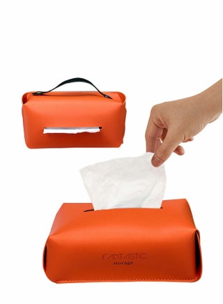 Tissue Box Cover, Hangable Wet Wipes Storage Box, Modern Decorative PU Leather Tissue Box Case Organizer Holder for Vanity Countertop, Night Stands, Livingroom, Office Desk & Car - pzsku/ZD20081715C52FEC5FCB8Z/45/_/1661775817/431cc210-e9a6-421e-9e97-ab650c2b9ab3