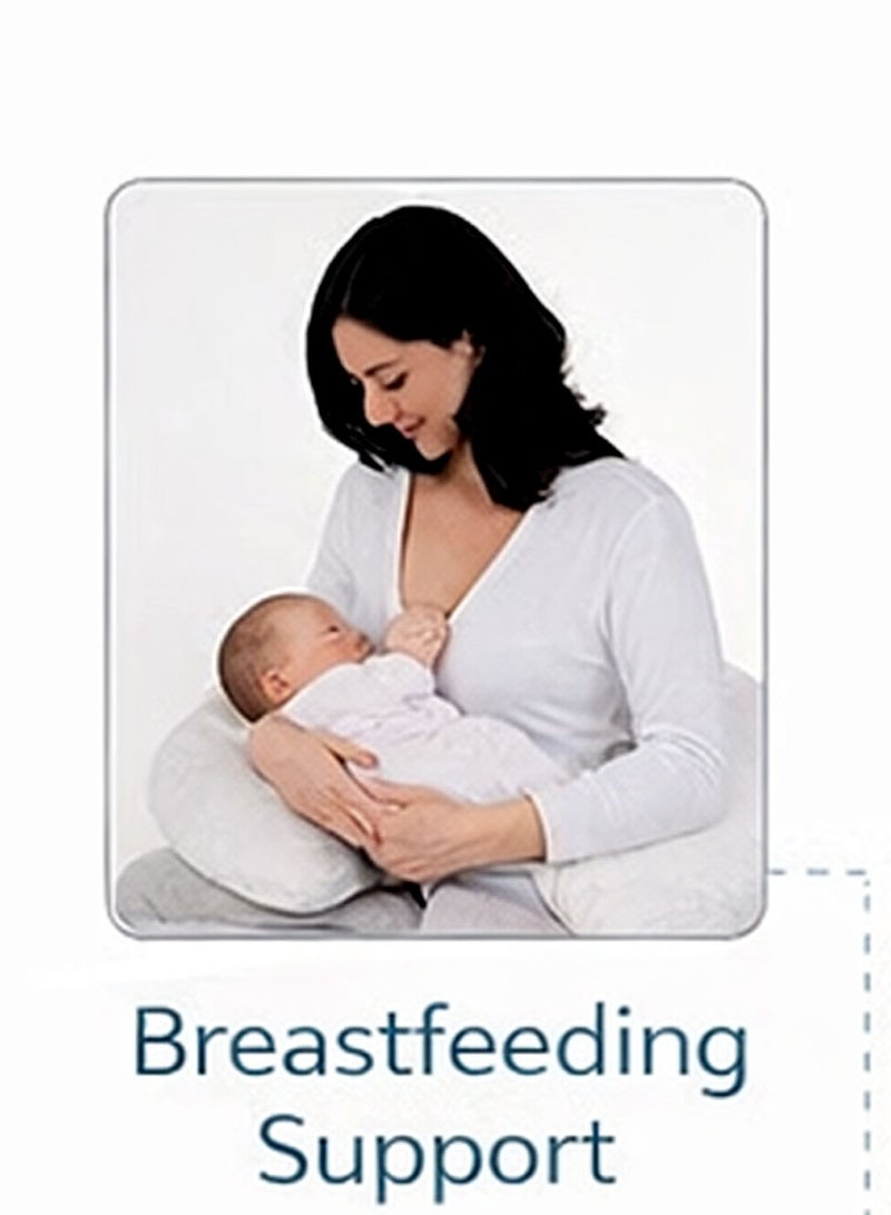 Sevi Bebe Multifunctional nursing Cushion Baby nursing pillow Baby anti-milk pillow Newborn feeding Double-sided Baby ramp pillow - Image 1