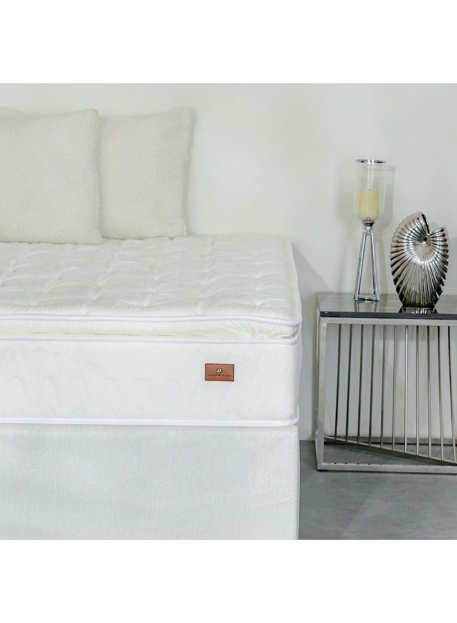 DANUBE HOME Imattress Im Ntbox Medium Soft Feel Foam Pocket Spring Super King Size Mattress Spine Balance For Pressure Relief - 200 X 200 X 26 15 Years Warranty  - Image 5