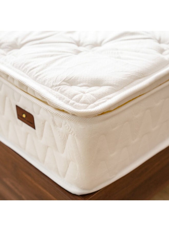 DANUBE HOME Imattress Im Ntbox Medium Soft Feel Foam Pocket Spring Super King Size Mattress Spine Balance For Pressure Relief - 200 X 200 X 26 15 Years Warranty