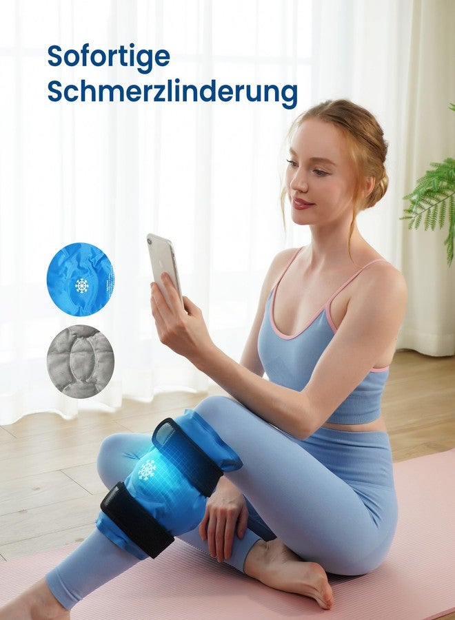 Koonie Ice Pack for Knee Pain Relief, Reusable Gel Ice Wrap for Leg Injuries, Swelling, Knee Replacement Surgery, Cold Compress Therapy for Arthritis, Meniscus Tear, Sports Injuries - Image 4