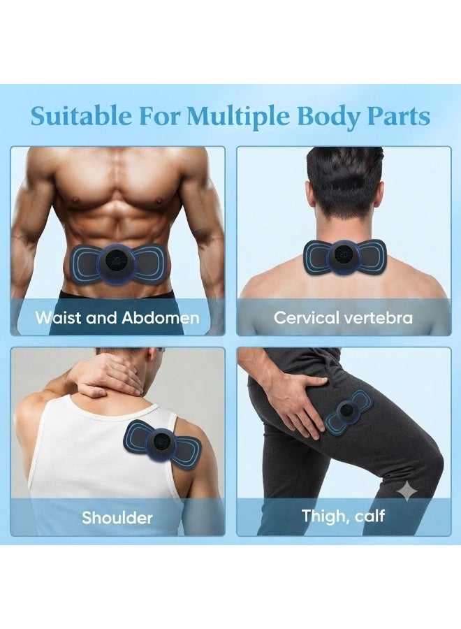 Wireless Rechargeable EMS Body Massager with 8 Massage Modes and 19 Intensity Levels, Portable Neck and Muscle Massage Device for Shoulders, Back, Arms and Legs, Pain Relief Massage Machine for Men and Women - Image 2