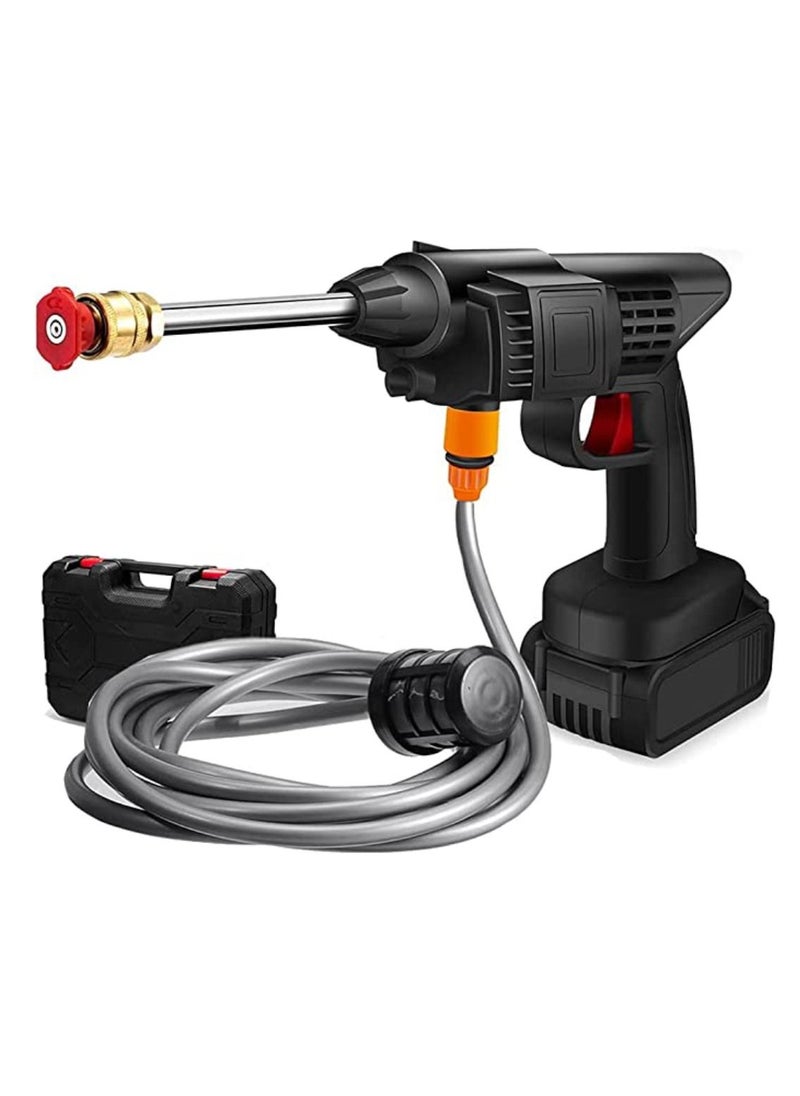 Yuwell 48V Cordless Portable Pressure Washer Gun Electric Cleaning Gun With 3 in 1 Adjustable Nozzle Car Washer Gun For Multipurpose Use  - Image 3