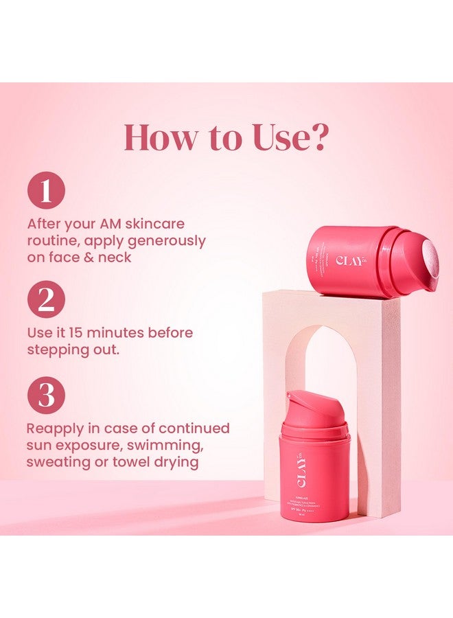 Clayco Sunglaze Sunscreen SPF 50 PA++++ | Probiotic & Ceramide-Infused | Lightweight, Non-Greasy & Fast-Absorbing | Broad Spectrum UVA, UVB & Blue Light Protection | Hydrating & Brightening | For All Skin Types (50ml) - Image 5
