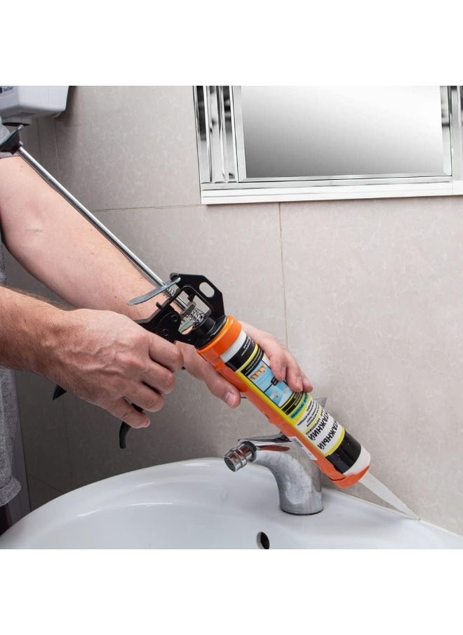 Sparta Sealant Gun 310 Ml 'Half-Open' Counterweight Round Rod 7 Mm Heavy Duty  - Image 5