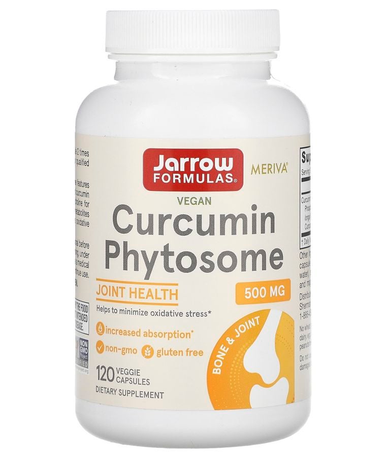 jarrow formulas Curcumin Phytosome 500 mg 120 Veggie Capsules