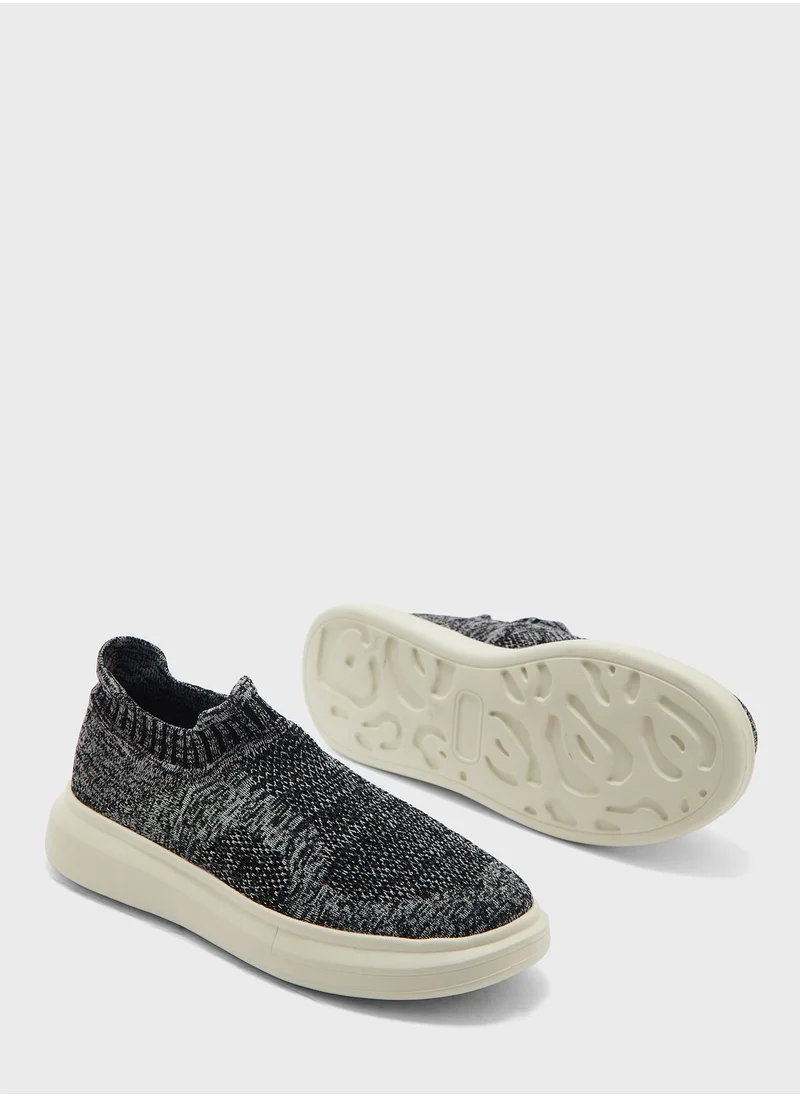 Seventy Five Knitted Casual Slip Ons