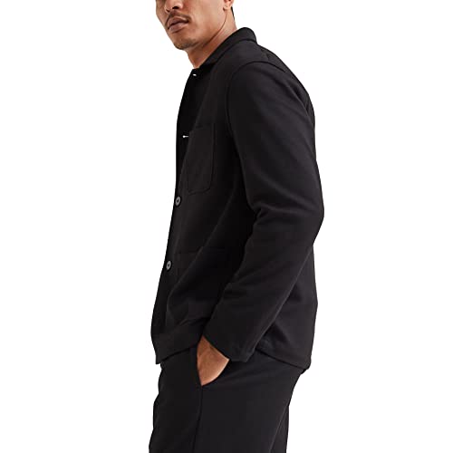 WZIKAI Men's Casual Sport Coat Jacket Regular Fit Lightweight Suit Jacket for Men Black S - Image 2